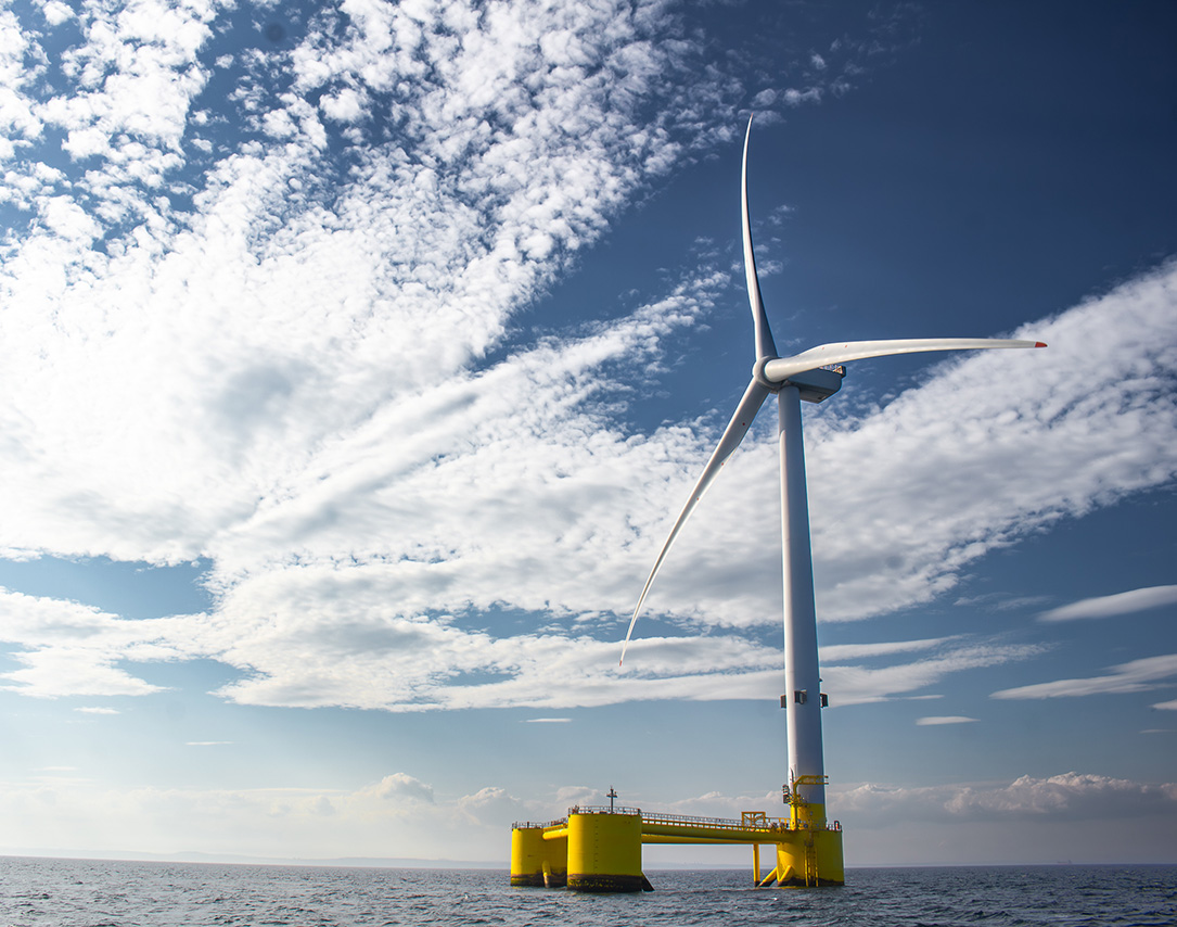 Green Volt floating offshore windfarm