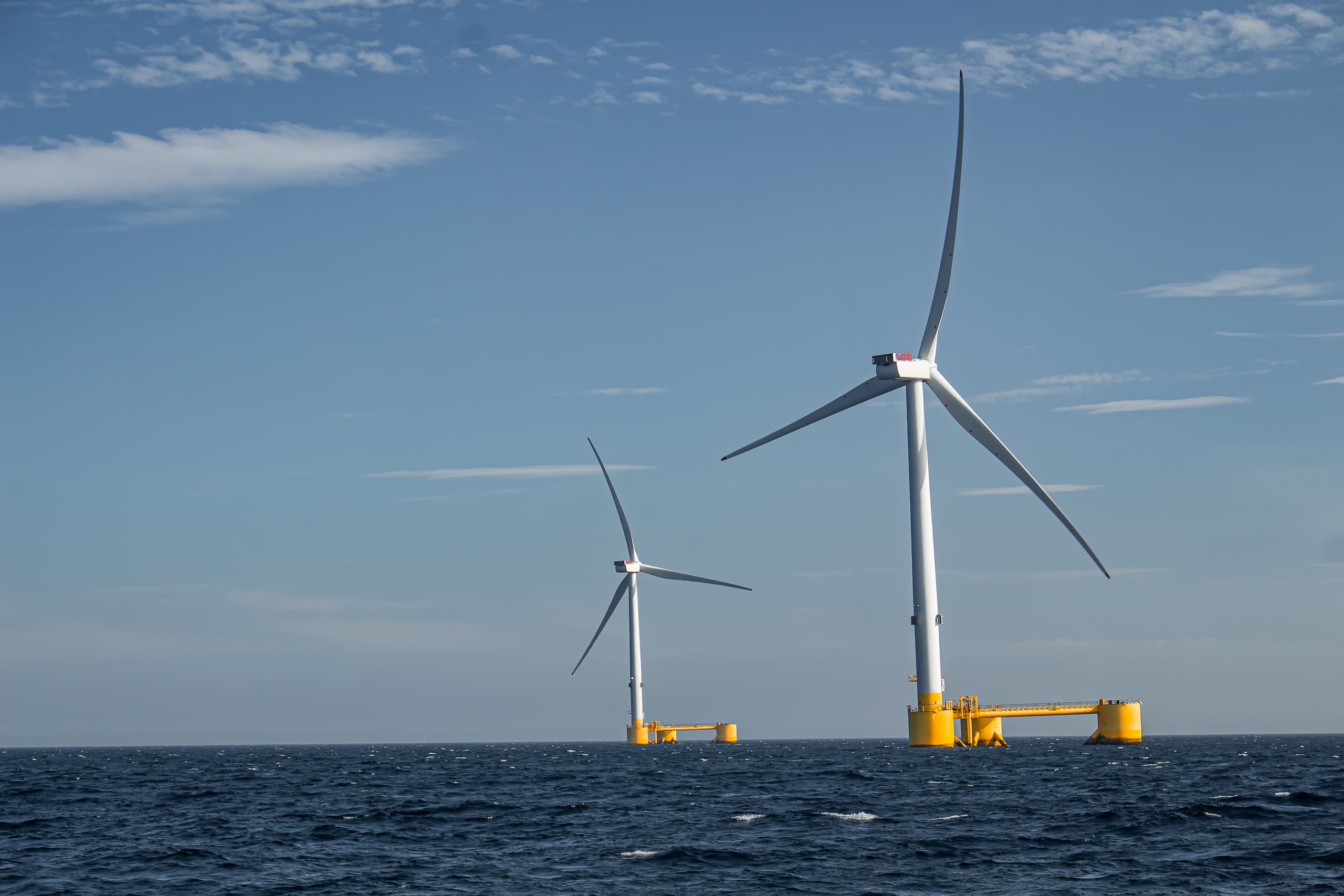 Green Volt floating turbines